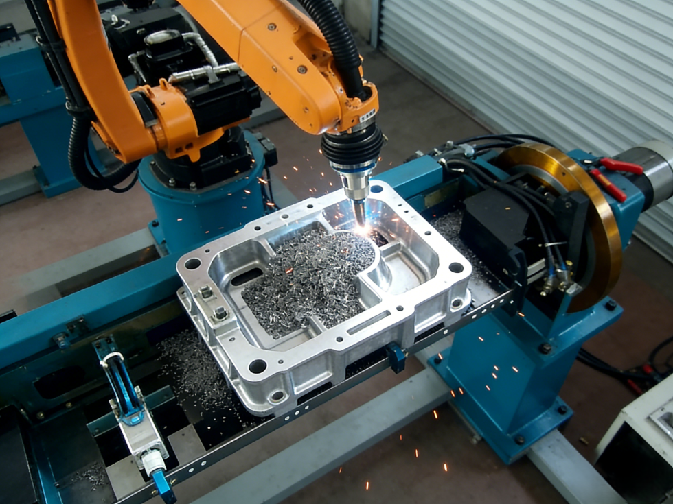 浙江新控铝铸件去毛刺机器人系列：关键四大技术多场景智能解决方案